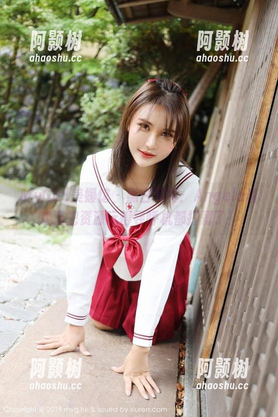 MyGirl美媛馆 - 黑白写真：Angela喜欢猫把资源玩得寻呼机都打蔫了！-阿颢树