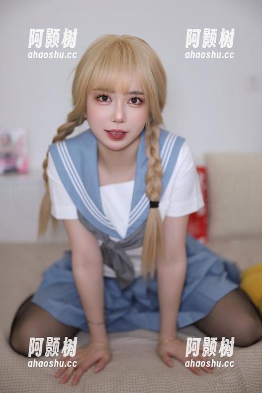 免费美图警告：一旦看到Tina很妖孽呀的JK，可能会陷入无休止的反思中。-阿颢树
