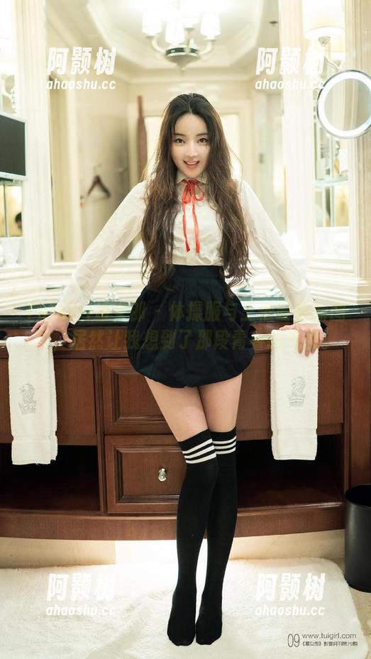 TuiGirl推女郎 - 体操服与王依萌最新图片，居然让我想到了那段青春的气息。-阿颢树