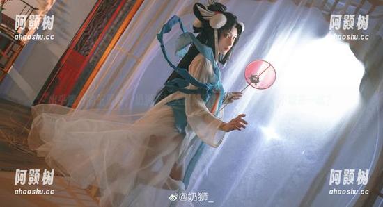 出乎意料的玉藻前，奶狮不咬人最新图集等你下载，敢不敢来一试？-阿颢树