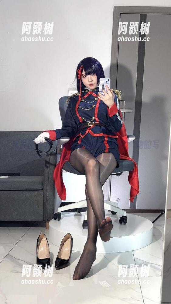 从黑暗中走来的无影喵喵Ghost：她的写真套图似乎在低语-阿颢树