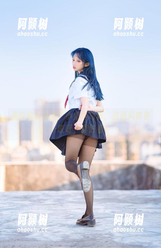 果咩酱w出没！小奶牛写真，这画风真是…哎呀，真好看！-阿颢树