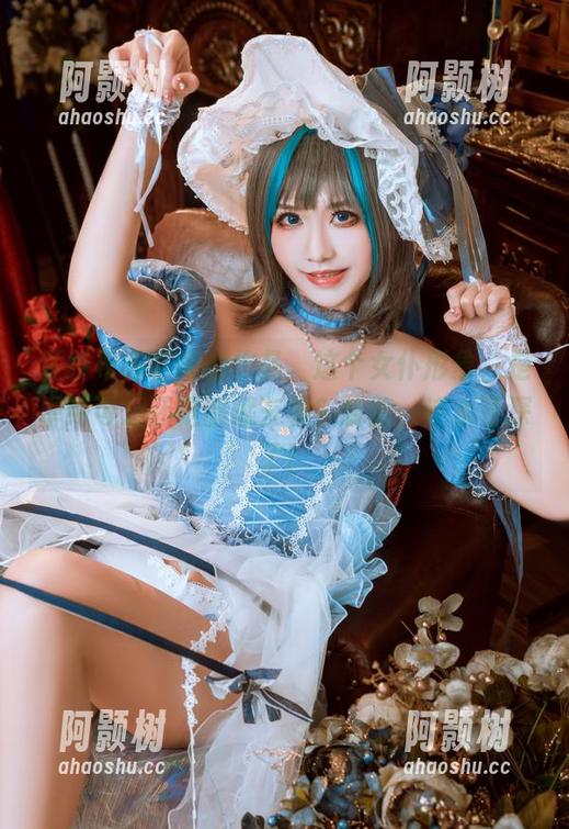 源纱希喵喵喵的作品，这个女仆形象，是单纯可爱还是暗藏玄机？哈哈，这水更深了！-阿颢树